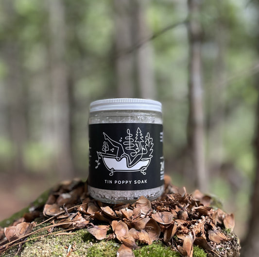 Tin Poppy Forest Soak Bath Salts