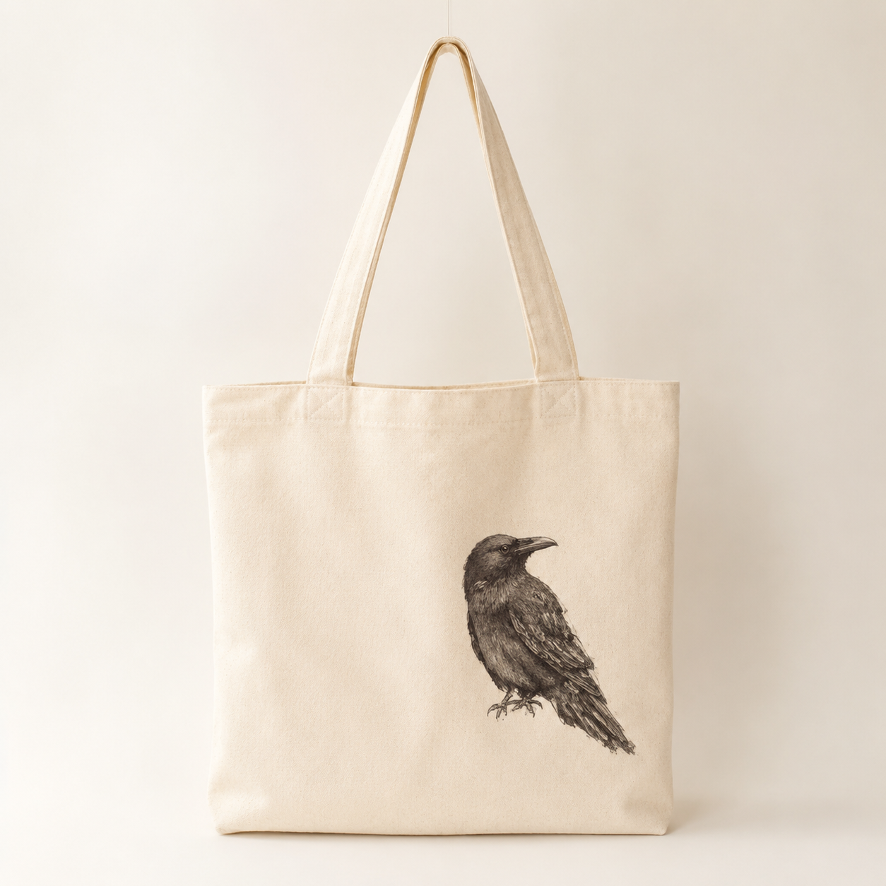 Raven Wildlife Tote Bag