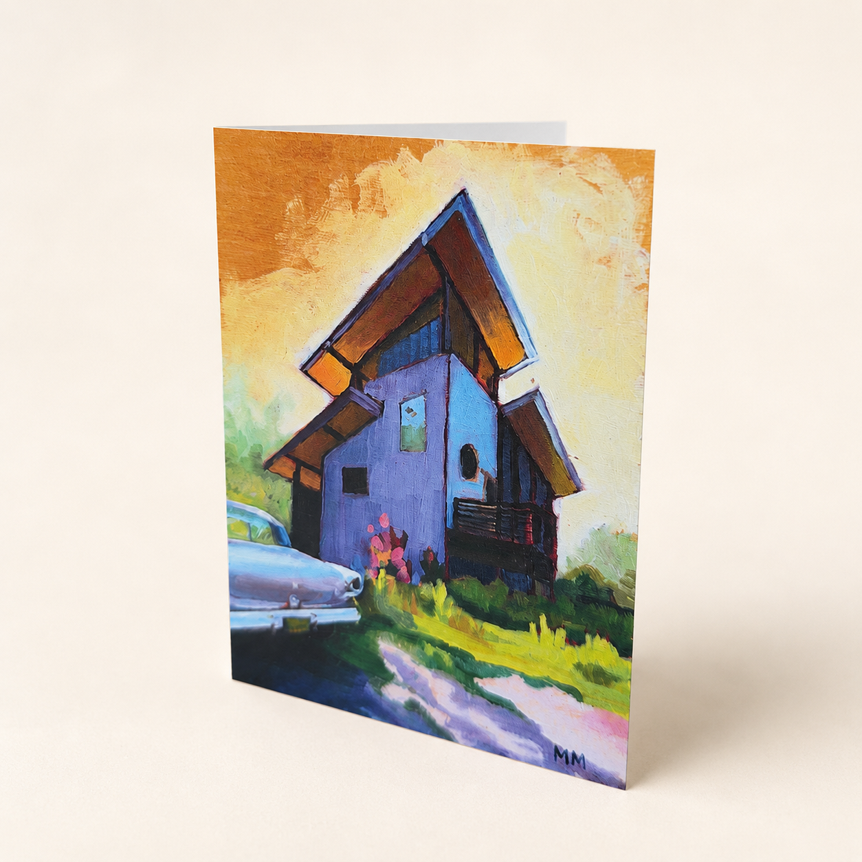 Tin Poppy Art Card