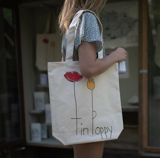 Tin Poppy Market Bag